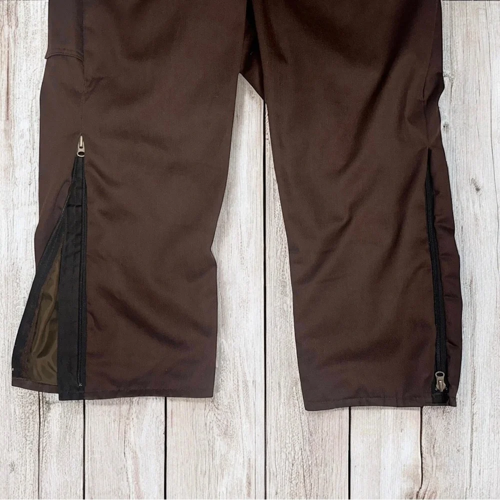 VTG 70’s SEARS Men’s Brown Insulated Work Coveralls Corduroy Trim Jumpsuit Sz 42 - Picture 4 of 12